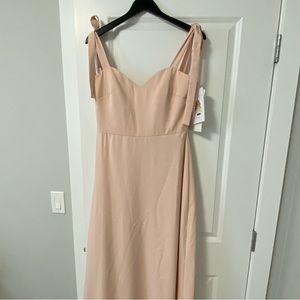 Pink prom/bridesmaid/party long dress
